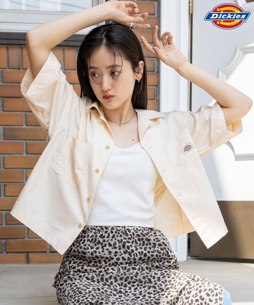 RAGEBLUE 【WOMENS】<セットアップ対応>DICKIES/ディッキーズ コットンダンプシャツ ホワイト FREE ウィメンズインナー レイジブルー 323407 and ST アンドエスティ(旧ドットエスティ) RAGEBLUE 【WOMENS】<セットアップ対応>DICKIES/ディッキーズ コットンダンプシャツ ホワイト FREE ウィメンズインナー レイジブルー 323407 and ST アンドエスティ(旧ドットエスティ)
