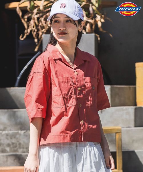 RAGEBLUE 【WOMENS】<セットアップ対応>DICKIES/ディッキーズ コットンダンプシャツ オレンジ FREE ウィメンズインナー レイジブルー 323407 and ST アンドエスティ(旧ドットエスティ) RAGEBLUE 【WOMENS】<セットアップ対応>DICKIES/ディッキーズ コットンダンプシャツ オレンジ FREE ウィメンズインナー レイジブルー 323407 and ST アンドエスティ(旧ドットエスティ)