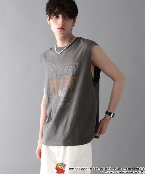 RAGEBLUE 【WEB限定】ヴィンテージライク/アソートキャラノースリーブ チャコールグレー M メンズインナー レイジブルー 324075 and ST アンドエスティ(旧ドットエスティ) RAGEBLUE 【WEB限定】ヴィンテージライク/アソートキャラノースリーブ チャコールグレー M メンズインナー レイジブルー 324075 and ST アンドエスティ(旧ドットエスティ)