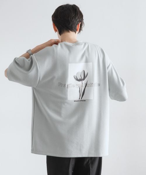 RAGEBLUE <追加予約>フラワーフォトプリント/オーバーサイズポンチTシャツ ライトグレー M メンズインナー レイジブルー 324120 and ST アンドエスティ(旧ドットエスティ) RAGEBLUE <追加予約>フラワーフォトプリント/オーバーサイズポンチTシャツ ライトグレー M メンズインナー レイジブルー 324120 and ST アンドエスティ(旧ドットエスティ)