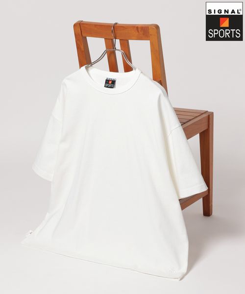 RAGEBLUE 【SIGNAL SPORTS】14s/ワンポイント刺繍オーバーサイズTシャツ ホワイト L メンズインナー レイジブルー 326192 and ST アンドエスティ(旧ドットエスティ) RAGEBLUE 【SIGNAL SPORTS】14s/ワンポイント刺繍オーバーサイズTシャツ ホワイト L メンズインナー レイジブルー 326192 and ST アンドエスティ(旧ドットエスティ)