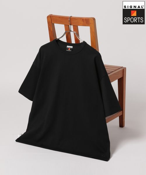 RAGEBLUE 【SIGNAL SPORTS】14s/ワンポイント刺繍オーバーサイズTシャツ ブラック L メンズインナー レイジブルー 326192 and ST アンドエスティ(旧ドットエスティ) RAGEBLUE 【SIGNAL SPORTS】14s/ワンポイント刺繍オーバーサイズTシャツ ブラック L メンズインナー レイジブルー 326192 and ST アンドエスティ(旧ドットエスティ)