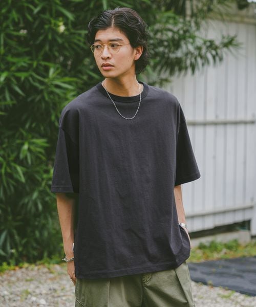 RAGEBLUE 【SIGNAL SPORTS】14s/ワンポイント刺繍オーバーサイズTシャツ チャコールグレー M メンズインナー レイジブルー 326192 and ST アンドエスティ(旧ドットエスティ) RAGEBLUE 【SIGNAL SPORTS】14s/ワンポイント刺繍オーバーサイズTシャツ チャコールグレー M メンズインナー レイジブルー 326192 and ST アンドエスティ(旧ドットエスティ)