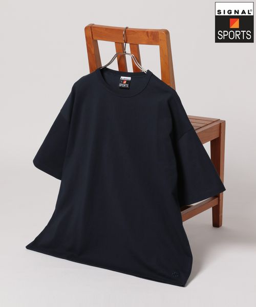 RAGEBLUE 【SIGNAL SPORTS】14s/ワンポイント刺繍オーバーサイズTシャツ ネイビー L メンズインナー レイジブルー 326192 and ST アンドエスティ(旧ドットエスティ) RAGEBLUE 【SIGNAL SPORTS】14s/ワンポイント刺繍オーバーサイズTシャツ ネイビー L メンズインナー レイジブルー 326192 and ST アンドエスティ(旧ドットエスティ)