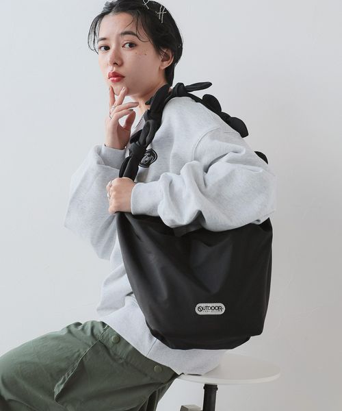 RAGEBLUE 【WOMENS】<OUTDOOR PRODUCTS>リボンショルダー/ハンドバック ブラック FREE ウィメンズグッズ レイジブルー 326631 and ST アンドエスティ(旧ドットエスティ) RAGEBLUE 【WOMENS】<OUTDOOR PRODUCTS>リボンショルダー/ハンドバック ブラック FREE ウィメンズグッズ レイジブルー 326631 and ST アンドエスティ(旧ドットエスティ)