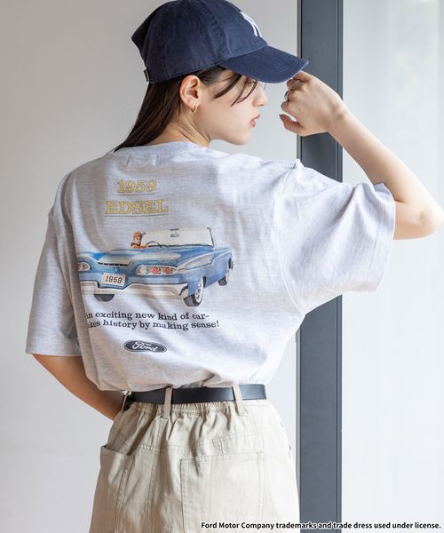 RAGEBLUE 【WOMENS】GOOD ROCK SPEED/FORDロゴプリントTシャツ ライトグレー FREE ウィメンズインナー レイジブルー 327691 and ST アンドエスティ(旧ドットエスティ) RAGEBLUE 【WOMENS】GOOD ROCK SPEED/FORDロゴプリントTシャツ ライトグレー FREE ウィメンズインナー レイジブルー 327691 and ST アンドエスティ(旧ドットエスティ)
