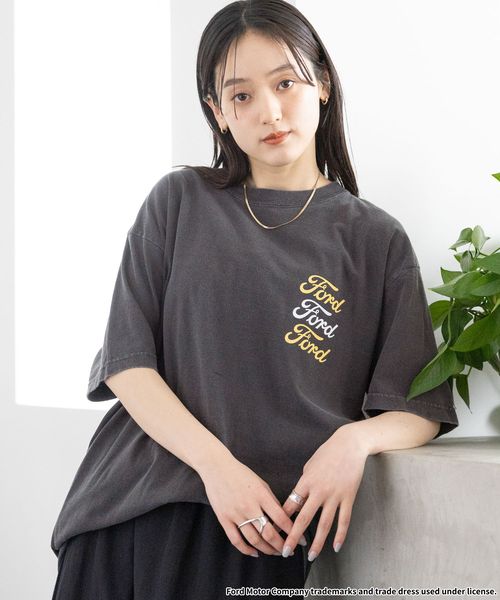 RAGEBLUE 【WOMENS】GOOD ROCK SPEED/FORDロゴプリントTシャツ チャコールグレー FREE ウィメンズインナー レイジブルー 327691 and ST アンドエスティ(旧ドットエスティ) RAGEBLUE 【WOMENS】GOOD ROCK SPEED/FORDロゴプリントTシャツ チャコールグレー FREE ウィメンズインナー レイジブルー 327691 and ST アンドエスティ(旧ドットエスティ)