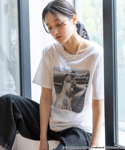 RAGEBLUE 【WOMENS】GOOD ROCK SPEED/LIFEフォトTシャツ ホワイト FREE ウィメンズインナー レイジブルー 327715 and ST アンドエスティ(旧ドットエスティ) RAGEBLUE 【WOMENS】GOOD ROCK SPEED/LIFEフォトTシャツ ホワイト FREE ウィメンズインナー レイジブルー 327715 and ST アンドエスティ(旧ドットエスティ)