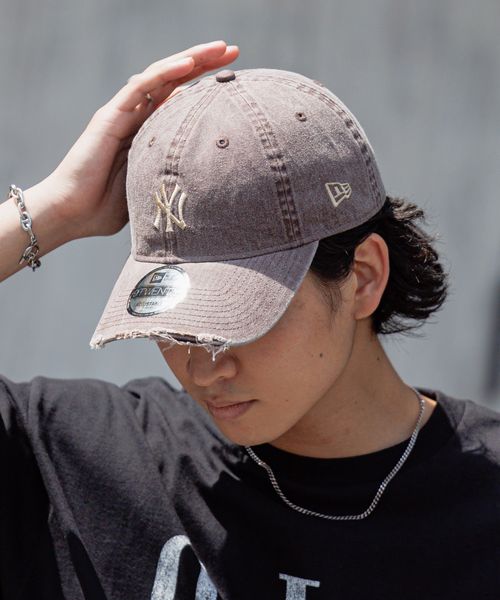 RAGEBLUE 【NEW ERA/ニューエラ】920MLB/ダメージキャップ ブラウン FREE メンズグッズ レイジブルー 328006 and ST アンドエスティ(旧ドットエスティ) RAGEBLUE 【NEW ERA/ニューエラ】920MLB/ダメージキャップ ブラウン FREE メンズグッズ レイジブルー 328006 and ST アンドエスティ(旧ドットエスティ)