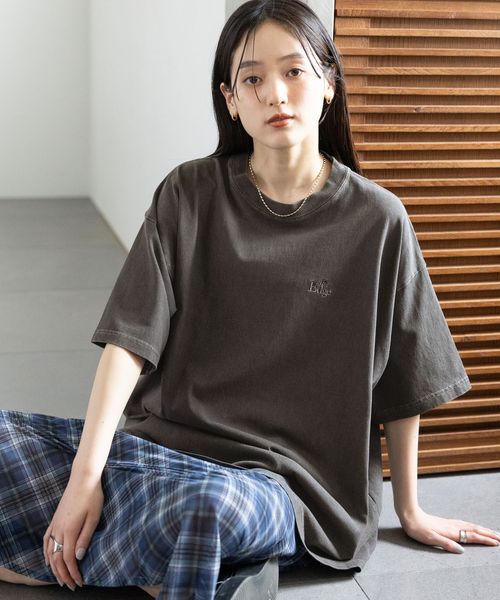 RAGEBLUE <追加予約>【WOMENS】ロゴ刺繍ピグメントルーズTシャツ ブラック FREE ウィメンズインナー レイジブルー 328979 and ST アンドエスティ(旧ドットエスティ) RAGEBLUE <追加予約>【WOMENS】ロゴ刺繍ピグメントルーズTシャツ ブラック FREE ウィメンズインナー レイジブルー 328979 and ST アンドエスティ(旧ドットエスティ)