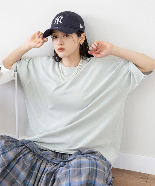 RAGEBLUE 【WOMENS】ロゴ刺繍ピグメントルーズTシャツ ライトグレー FREE ウィメンズインナー レイジブルー 328979 and ST アンドエスティ(旧ドットエスティ) RAGEBLUE 【WOMENS】ロゴ刺繍ピグメントルーズTシャツ ライトグレー FREE ウィメンズインナー レイジブルー 328979 and ST アンドエスティ(旧ドットエスティ)