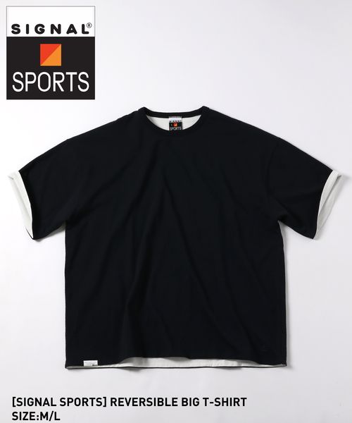 RAGEBLUE 【SIGNAL SPORTS】リバーシブル/オーバーサイズTシャツ【セットアップ対応】 ネイビー M メンズインナー レイジブルー 329497 and ST アンドエスティ(旧ドットエスティ) RAGEBLUE 【SIGNAL SPORTS】リバーシブル/オーバーサイズTシャツ【セットアップ対応】 ネイビー M メンズインナー レイジブルー 329497 and ST アンドエスティ(旧ドットエスティ)