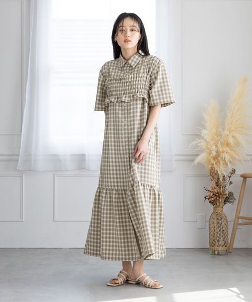WOMENS】マルチWAY/ビスチェセットシャツワンピース | [公式 WOMENS】マルチWAY/ビスチェセットシャツワンピース | [公式
