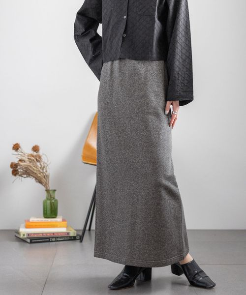RAGEBLUE 【WOMENS】ラメスウェットタイトスカート ブラック FREE ウィメンズボトムス レイジブルー 451965 and ST アンドエスティ(旧ドットエスティ) RAGEBLUE 【WOMENS】ラメスウェットタイトスカート ブラック FREE ウィメンズボトムス レイジブルー 451965 and ST アンドエスティ(旧ドットエスティ)