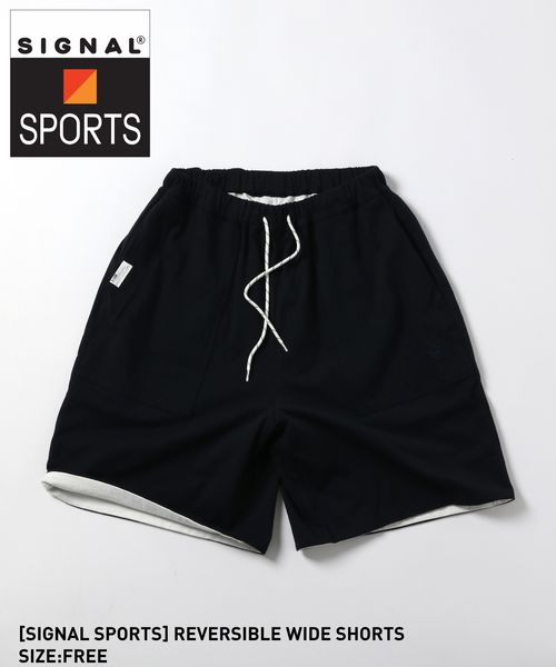 RAGEBLUE 【SIGNAL SPORTS】リバーシブル/ワイドハーフパンツ【セットアップ対応】 ネイビー FREE メンズボトムス レイジブルー 455512 and ST アンドエスティ(旧ドットエスティ) RAGEBLUE 【SIGNAL SPORTS】リバーシブル/ワイドハーフパンツ【セットアップ対応】 ネイビー FREE メンズボトムス レイジブルー 455512 and ST アンドエスティ(旧ドットエスティ)