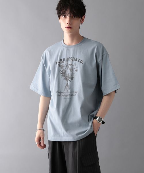 RAGEBLUE 【WEB限定】天竺/アソートプリントTシャツ ライトブルー FREE メンズインナー レイジブルー 455598 and ST アンドエスティ(旧ドットエスティ) RAGEBLUE 【WEB限定】天竺/アソートプリントTシャツ ライトブルー FREE メンズインナー レイジブルー 455598 and ST アンドエスティ(旧ドットエスティ)