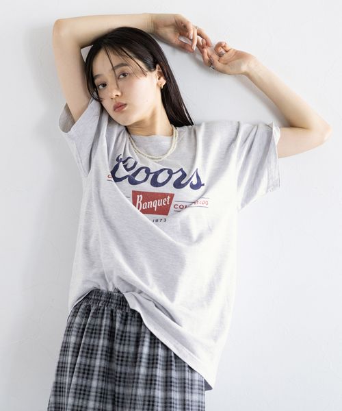 RAGEBLUE 【WOMENS】GOOD ROCK SPEED/BEERプリントTシャツ ホワイト FREE ウィメンズインナー レイジブルー 494413 and ST アンドエスティ(旧ドットエスティ) RAGEBLUE 【WOMENS】GOOD ROCK SPEED/BEERプリントTシャツ ホワイト FREE ウィメンズインナー レイジブルー 494413 and ST アンドエスティ(旧ドットエスティ)