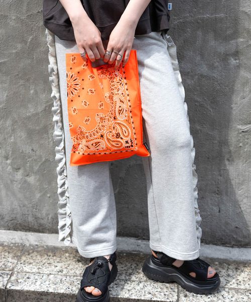 RAGEBLUE 【UNISEX】<BANSAC>バンダナBAG オレンジ FREE ウィメンズグッズ レイジブルー 495399 and ST アンドエスティ(旧ドットエスティ) RAGEBLUE 【UNISEX】<BANSAC>バンダナBAG オレンジ FREE ウィメンズグッズ レイジブルー 495399 and ST アンドエスティ(旧ドットエスティ)