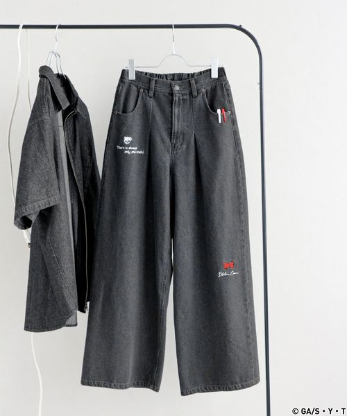 RAGEBLUE 【名探偵コナン】刺繍デニムパンツ チャコールグレー FREE 福袋他 レイジブルー 495831 and ST アンドエスティ(旧ドットエスティ) RAGEBLUE 【名探偵コナン】刺繍デニムパンツ チャコールグレー FREE 福袋他 レイジブルー 495831 and ST アンドエスティ(旧ドットエスティ)