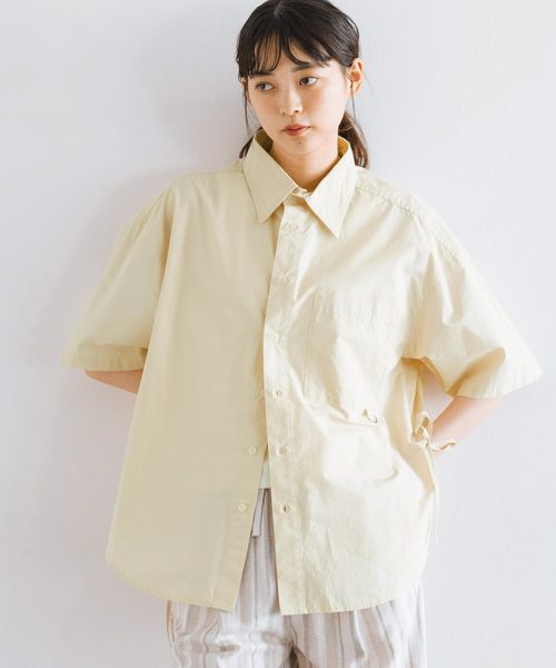 RAGEBLUE 【WOMENS】サイドリボンアソートオーバーシャツ イエロー FREE ウィメンズインナー レイジブルー 497983 and ST アンドエスティ(旧ドットエスティ) RAGEBLUE 【WOMENS】サイドリボンアソートオーバーシャツ イエロー FREE ウィメンズインナー レイジブルー 497983 and ST アンドエスティ(旧ドットエスティ)