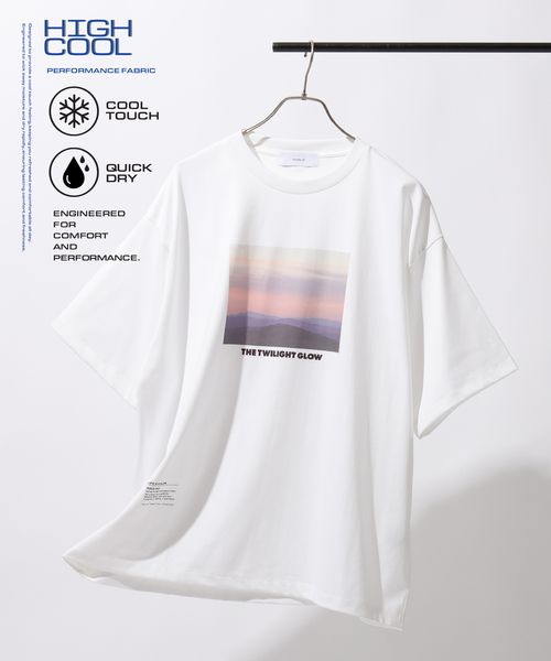 RAGEBLUE <接触冷感機能付き>【HIGH COOL/ハイクール】モノクロフォトTシャツ ホワイト L メンズインナー レイジブルー 499190 and ST アンドエスティ(旧ドットエスティ) RAGEBLUE <接触冷感機能付き>【HIGH COOL/ハイクール】モノクロフォトTシャツ ホワイト L メンズインナー レイジブルー 499190 and ST アンドエスティ(旧ドットエスティ)