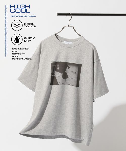 RAGEBLUE <接触冷感機能付き>【HIGH COOL/ハイクール】モノクロフォトTシャツ グレー L メンズインナー レイジブルー 499190 and ST アンドエスティ(旧ドットエスティ) RAGEBLUE <接触冷感機能付き>【HIGH COOL/ハイクール】モノクロフォトTシャツ グレー L メンズインナー レイジブルー 499190 and ST アンドエスティ(旧ドットエスティ)