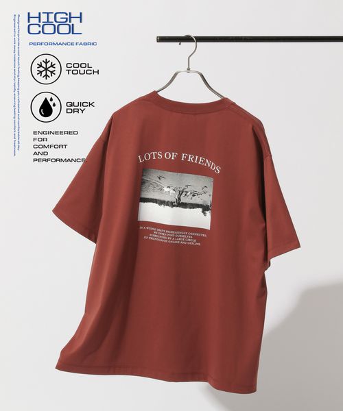 RAGEBLUE <接触冷感機能付き>【HIGH COOL/ハイクール】モノクロフォトTシャツ ボルドー L メンズインナー レイジブルー 499190 and ST アンドエスティ(旧ドットエスティ) RAGEBLUE <接触冷感機能付き>【HIGH COOL/ハイクール】モノクロフォトTシャツ ボルドー L メンズインナー レイジブルー 499190 and ST アンドエスティ(旧ドットエスティ)