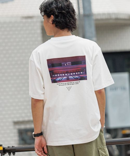RAGEBLUE 【Sasazuka Bowl】笹塚ボウルコラボプリントTシャツ ホワイト M メンズインナー レイジブルー 499192 and ST アンドエスティ(旧ドットエスティ) RAGEBLUE 【Sasazuka Bowl】笹塚ボウルコラボプリントTシャツ ホワイト M メンズインナー レイジブルー 499192 and ST アンドエスティ(旧ドットエスティ)