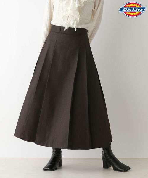RAGEBLUE 【WOMENS】<DICKIES/ディッキーズ>ポリツイードプリーツスカート/セットアップ対応 ブラウン FREE ウィメンズボトムス レイジブルー 499249 and ST アンドエスティ(旧ドットエスティ) RAGEBLUE 【WOMENS】<DICKIES/ディッキーズ>ポリツイードプリーツスカート/セットアップ対応 ブラウン FREE ウィメンズボトムス レイジブルー 499249 and ST アンドエスティ(旧ドットエスティ)