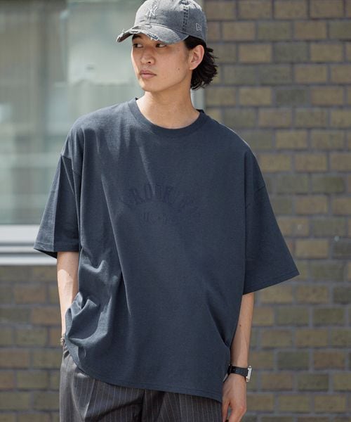 RAGEBLUE フロッキープリント/ミニカレッジロゴTシャツ ネイビー M メンズインナー レイジブルー 570527 and ST アンドエスティ(旧ドットエスティ) RAGEBLUE フロッキープリント/ミニカレッジロゴTシャツ ネイビー M メンズインナー レイジブルー 570527 and ST アンドエスティ(旧ドットエスティ)