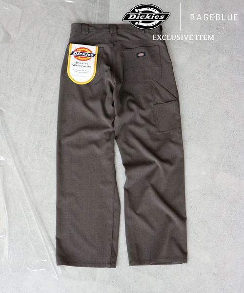 RAGEBLUE 【Dickies】別注/TRペインターパンツ<セットアップ着用可能> グレー S メンズボトムス レイジブルー 571027 and ST アンドエスティ(旧ドットエスティ) RAGEBLUE 【Dickies】別注/TRペインターパンツ<セットアップ着用可能> グレー S メンズボトムス レイジブルー 571027 and ST アンドエスティ(旧ドットエスティ)