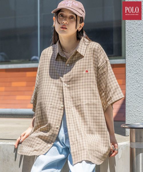 RAGEBLUE 【WOMENS】<POLO BCS/ポロ・ビーシーエス>別注アソートルーズシャツ/SS ベージュ FREE ウィメンズインナー レイジブルー 571043 and ST アンドエスティ(旧ドットエスティ) RAGEBLUE 【WOMENS】<POLO BCS/ポロ・ビーシーエス>別注アソートルーズシャツ/SS ベージュ FREE ウィメンズインナー レイジブルー 571043 and ST アンドエスティ(旧ドットエスティ)