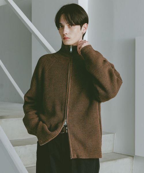 RAGEBLUE アゼ編み/ドライバーズニット ブラウン L メンズインナー レイジブルー 572300 and ST アンドエスティ(旧ドットエスティ) RAGEBLUE アゼ編み/ドライバーズニット ブラウン L メンズインナー レイジブルー 572300 and ST アンドエスティ(旧ドットエスティ)