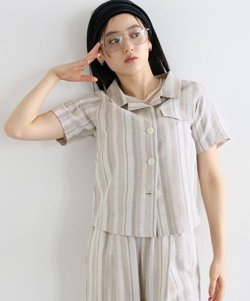 RAGEBLUE 【WOMENS】<セットアップ対応>アソートコンパクトスリムシャツ ベージュ FREE ウィメンズインナー レイジブルー 572303 and ST アンドエスティ(旧ドットエスティ) RAGEBLUE 【WOMENS】<セットアップ対応>アソートコンパクトスリムシャツ ベージュ FREE ウィメンズインナー レイジブルー 572303 and ST アンドエスティ(旧ドットエスティ)