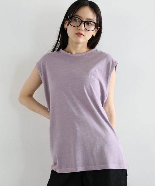 RAGEBLUE 【WOMENS】ロゴ刺繍ピグメントルーズノースリーブTシャツ その他2 FREE ウィメンズインナー レイジブルー 572308 and ST アンドエスティ(旧ドットエスティ) RAGEBLUE 【WOMENS】ロゴ刺繍ピグメントルーズノースリーブTシャツ その他2 FREE ウィメンズインナー レイジブルー 572308 and ST アンドエスティ(旧ドットエスティ)