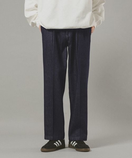 RAGEBLUE タックデニム/ワイドスラックス ネイビー M メンズボトムス レイジブルー 574750 and ST アンドエスティ（旧ドットエスティ）