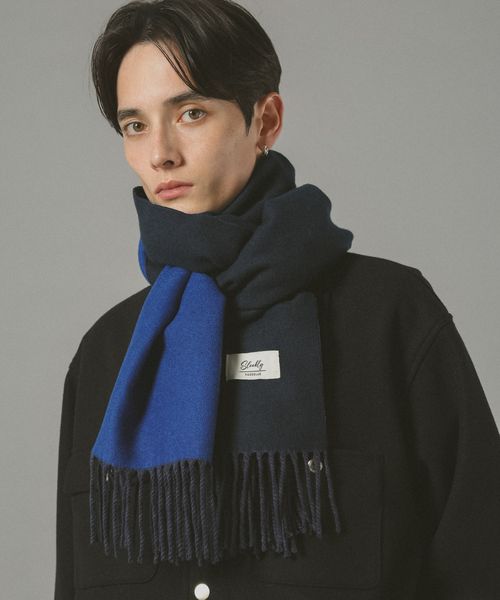 RAGEBLUE 【ウォッシャブル】リバーシブル/カシミアタッチマフラー ネイビー FREE メンズグッズ レイジブルー 574881 and ST アンドエスティ(旧ドットエスティ) RAGEBLUE 【ウォッシャブル】リバーシブル/カシミアタッチマフラー ネイビー FREE メンズグッズ レイジブルー 574881 and ST アンドエスティ(旧ドットエスティ)