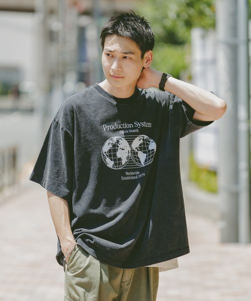 RAGEBLUE ヴィンテージライク/グラフィックプリントTシャツ シルバー L メンズインナー レイジブルー 576816 and ST アンドエスティ(旧ドットエスティ) RAGEBLUE ヴィンテージライク/グラフィックプリントTシャツ シルバー L メンズインナー レイジブルー 576816 and ST アンドエスティ(旧ドットエスティ)
