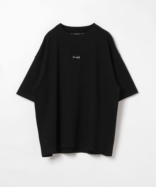 RAGEBLUE <吸水速乾/汗染み防止>スムースタッチ/ワンポイント刺繍Tシャツ ブラック L メンズインナー レイジブルー 578269 and ST アンドエスティ(旧ドットエスティ) RAGEBLUE <吸水速乾/汗染み防止>スムースタッチ/ワンポイント刺繍Tシャツ ブラック L メンズインナー レイジブルー 578269 and ST アンドエスティ(旧ドットエスティ)