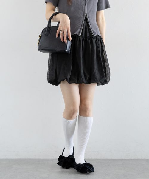 RAGEBLUE 【WOMENS】チュールバルーンミニスカート ブラック FREE ウィメンズボトムス レイジブルー 579592 and ST アンドエスティ(旧ドットエスティ) RAGEBLUE 【WOMENS】チュールバルーンミニスカート ブラック FREE ウィメンズボトムス レイジブルー 579592 and ST アンドエスティ(旧ドットエスティ)