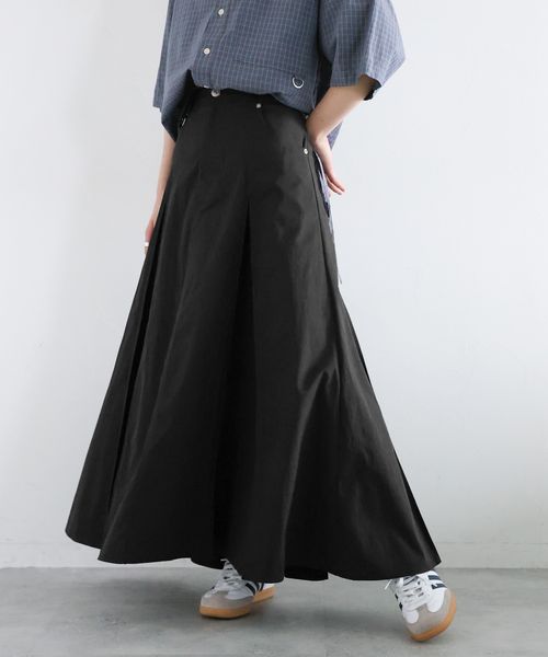 RAGEBLUE 【WOMENS】ボックスプリーツチノスカート ブラック FREE ウィメンズボトムス レイジブルー 579834 and ST アンドエスティ(旧ドットエスティ) RAGEBLUE 【WOMENS】ボックスプリーツチノスカート ブラック FREE ウィメンズボトムス レイジブルー 579834 and ST アンドエスティ(旧ドットエスティ)