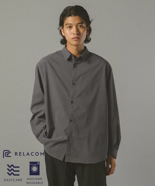 RAGEBLUE <イージーケア>【RELACOM】レギュラーカラービッグシャツ グレー L メンズインナー レイジブルー 580112 and ST アンドエスティ(旧ドットエスティ) RAGEBLUE <イージーケア>【RELACOM】レギュラーカラービッグシャツ グレー L メンズインナー レイジブルー 580112 and ST アンドエスティ(旧ドットエスティ)
