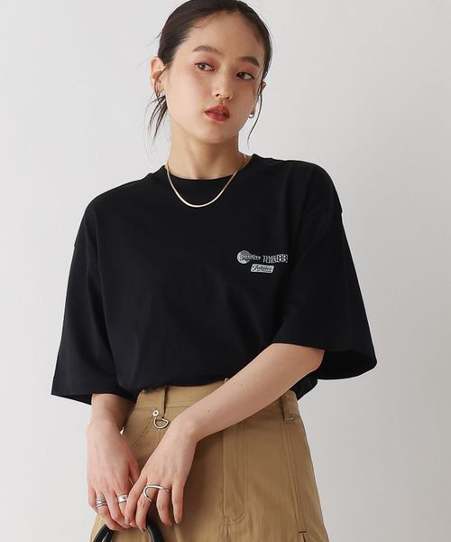 RAGEBLUE 【WOMENS】メニーロゴプリントルーズTシャツ ブラック FREE ウィメンズインナー レイジブルー 583532 and ST アンドエスティ(旧ドットエスティ) RAGEBLUE 【WOMENS】メニーロゴプリントルーズTシャツ ブラック FREE ウィメンズインナー レイジブルー 583532 and ST アンドエスティ(旧ドットエスティ)