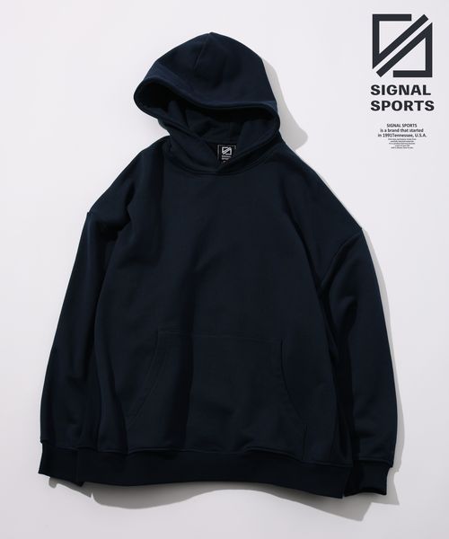RAGEBLUE 【SIGNAL SPORTS】heavy weight sweat hoodie ネイビー L メンズインナー レイジブルー 588484 and ST アンドエスティ(旧ドットエスティ) RAGEBLUE 【SIGNAL SPORTS】heavy weight sweat hoodie ネイビー L メンズインナー レイジブルー 588484 and ST アンドエスティ(旧ドットエスティ)