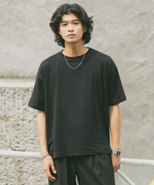 RAGEBLUE スムースコットン/クロップドTシャツ ブラック L メンズインナー レイジブルー 588641 and ST アンドエスティ(旧ドットエスティ) RAGEBLUE スムースコットン/クロップドTシャツ ブラック L メンズインナー レイジブルー 588641 and ST アンドエスティ(旧ドットエスティ)