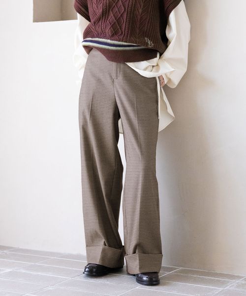 RAGEBLUE 【WOMENS】グランパロールアップデザインスラックス/セットアップ対応 ベージュ FREE ウィメンズボトムス レイジブルー 590169 and ST アンドエスティ(旧ドットエスティ) RAGEBLUE 【WOMENS】グランパロールアップデザインスラックス/セットアップ対応 ベージュ FREE ウィメンズボトムス レイジブルー 590169 and ST アンドエスティ(旧ドットエスティ)