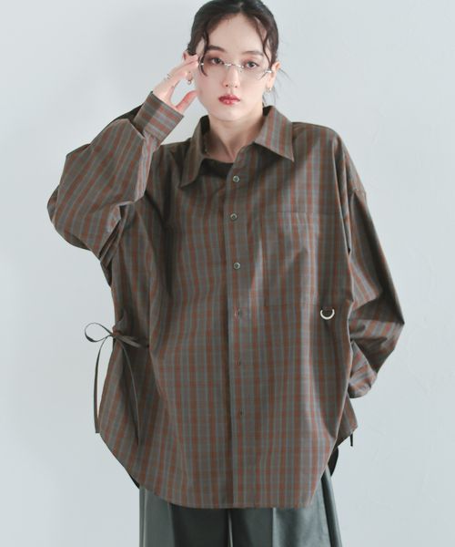 RAGEBLUE 【WOMENS】サイドリボン/デザインルーズシャツ ブルー FREE ウィメンズインナー レイジブルー 590615 and ST アンドエスティ(旧ドットエスティ) RAGEBLUE 【WOMENS】サイドリボン/デザインルーズシャツ ブルー FREE ウィメンズインナー レイジブルー 590615 and ST アンドエスティ(旧ドットエスティ)