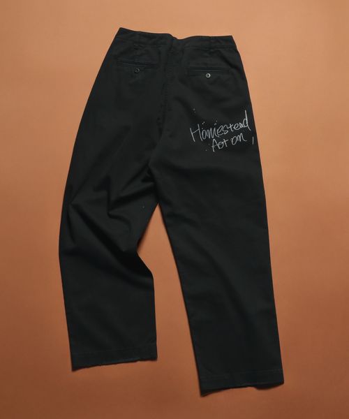 RAGEBLUE 【REmastered】リメイクライク/加工チノパンツ ブラック M 福袋他 レイジブルー 599887 and ST アンドエスティ（旧ドットエスティ）