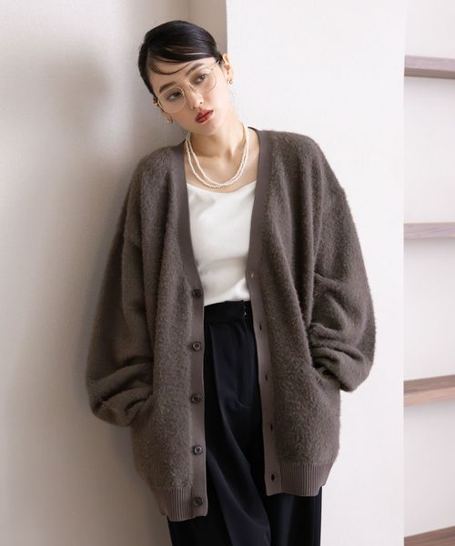 RAGEBLUE シャギーニットカーディガン チャコールグレー M メンズインナー レイジブルー 600591 and ST アンドエスティ(旧ドットエスティ) RAGEBLUE シャギーニットカーディガン チャコールグレー M メンズインナー レイジブルー 600591 and ST アンドエスティ(旧ドットエスティ)