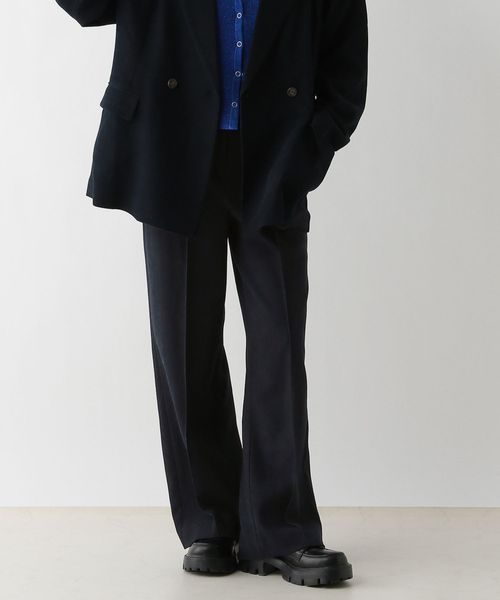 RAGEBLUE 【WOMENS】細コールストレートスラックス/セットアップ対応 ネイビー FREE ウィメンズボトムス レイジブルー 605735 and ST アンドエスティ（旧ドットエスティ）